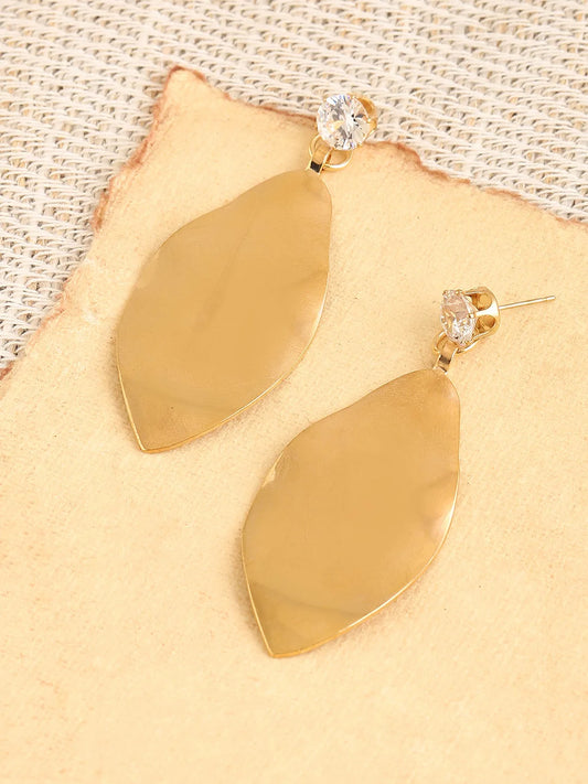 Gold Plated Party Designer Drop Earring