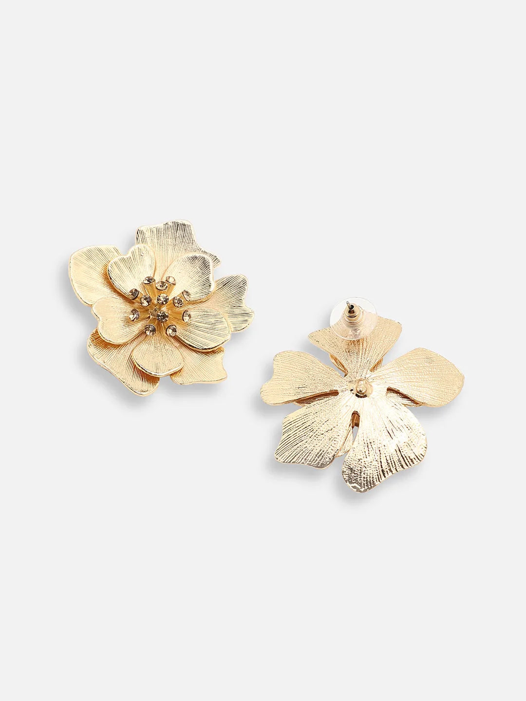 Gold Plated Party Designer Stone Stud