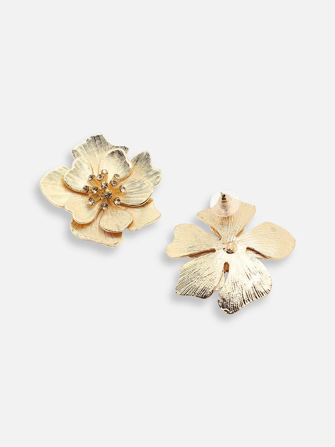 Gold Plated Party Designer Stone Stud