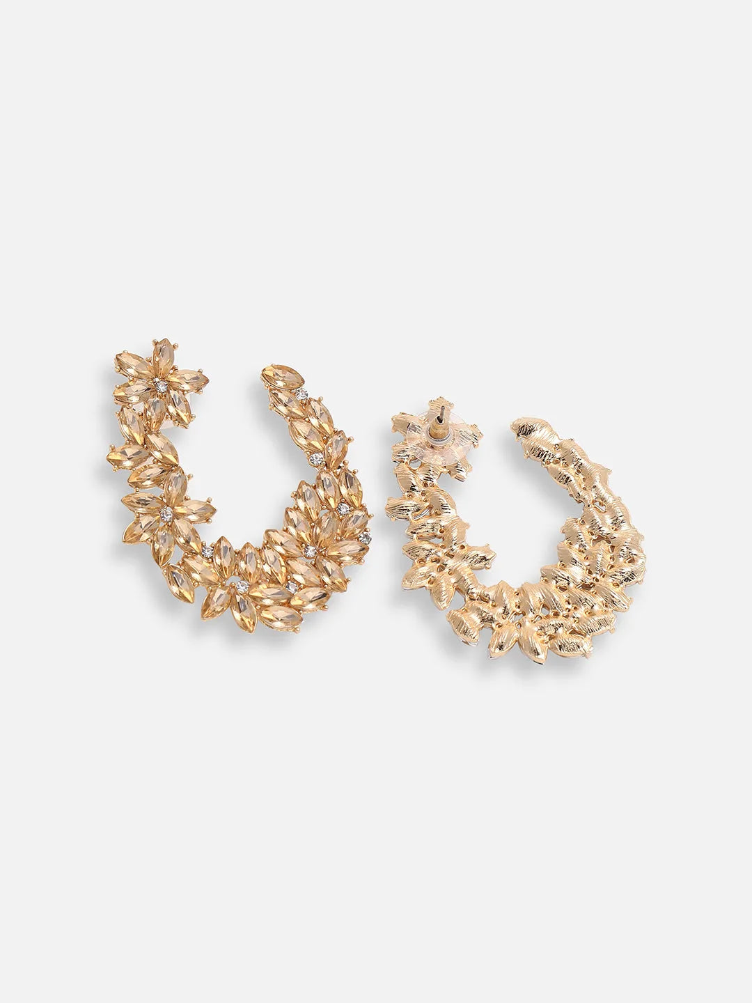 Gold Plated Party Designer Stone Stud