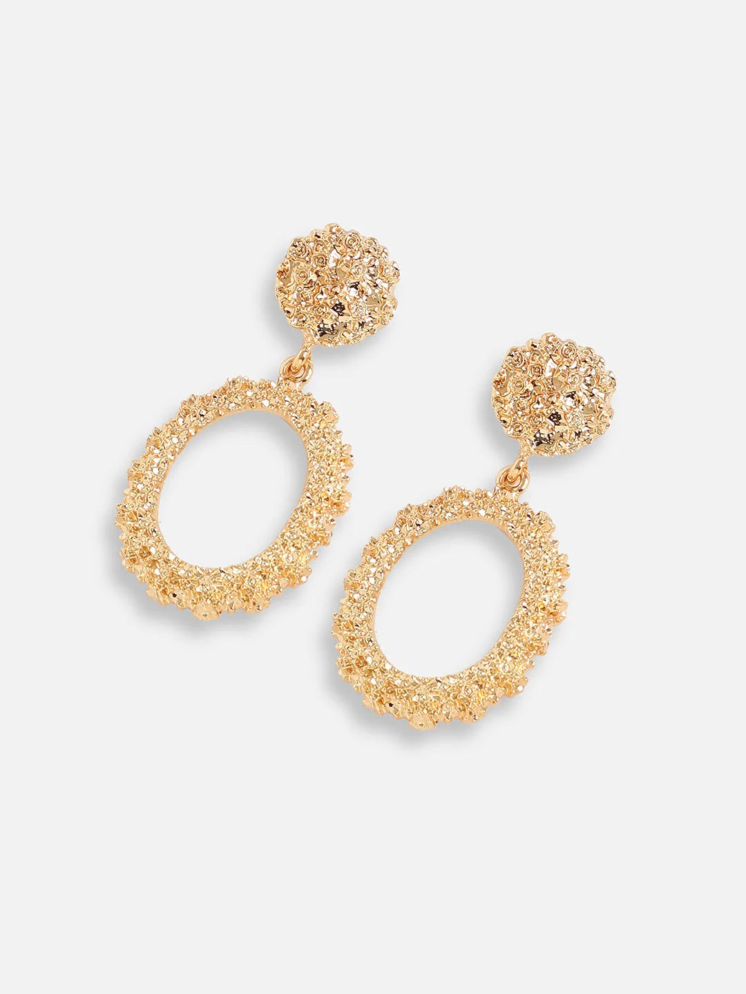 Gold Plated Party Designer Drop Earring