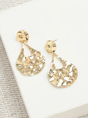 Gold Plated Party Designer Drop Earring