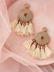 Gold Plated Party Designer Drop Earring