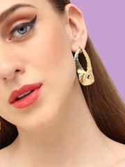 Gold Plated Party Designer Drop Earring