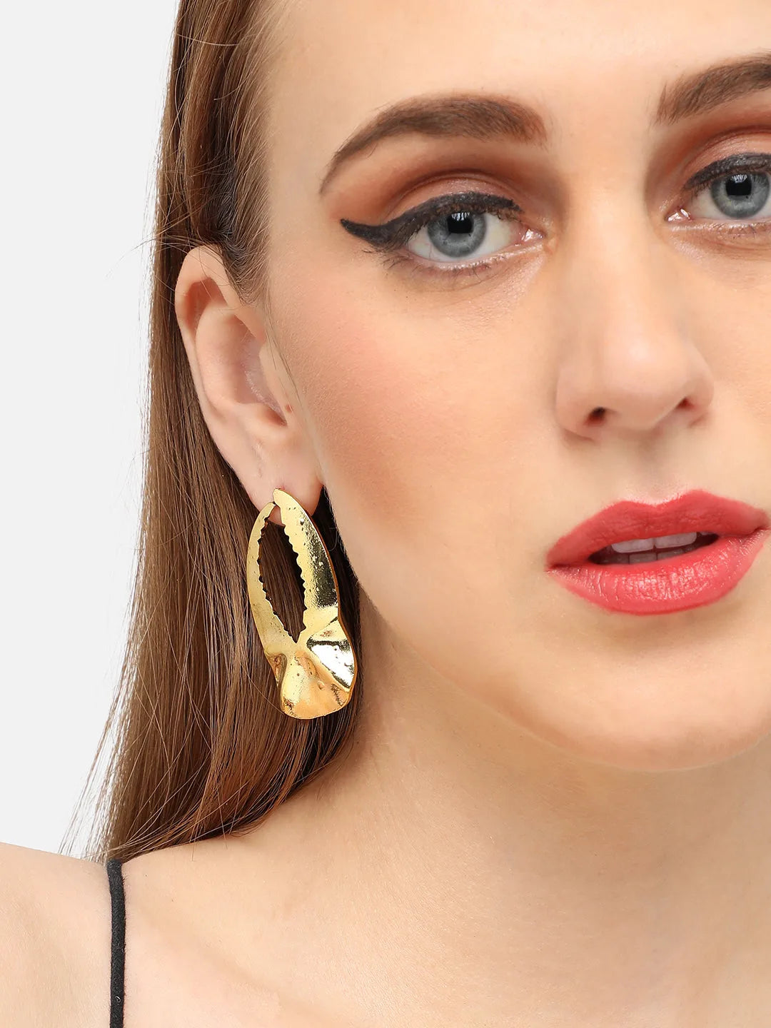 Gold Plated Party Designer Drop Earring