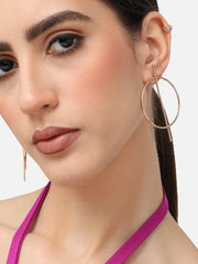 Gold Plated Designer Stone Party Drop Earring