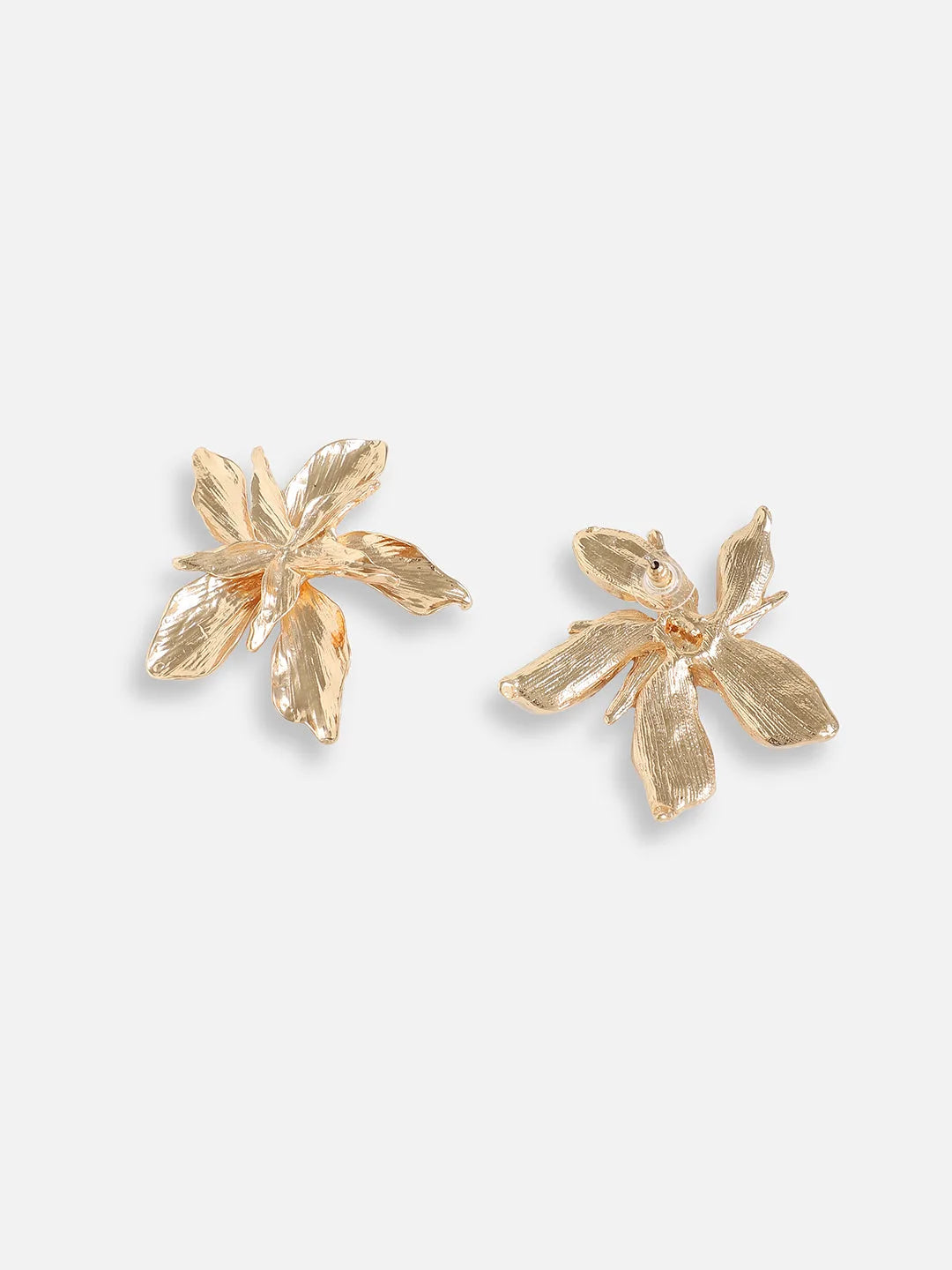 Gold Plated Designer Stone Casual Stud