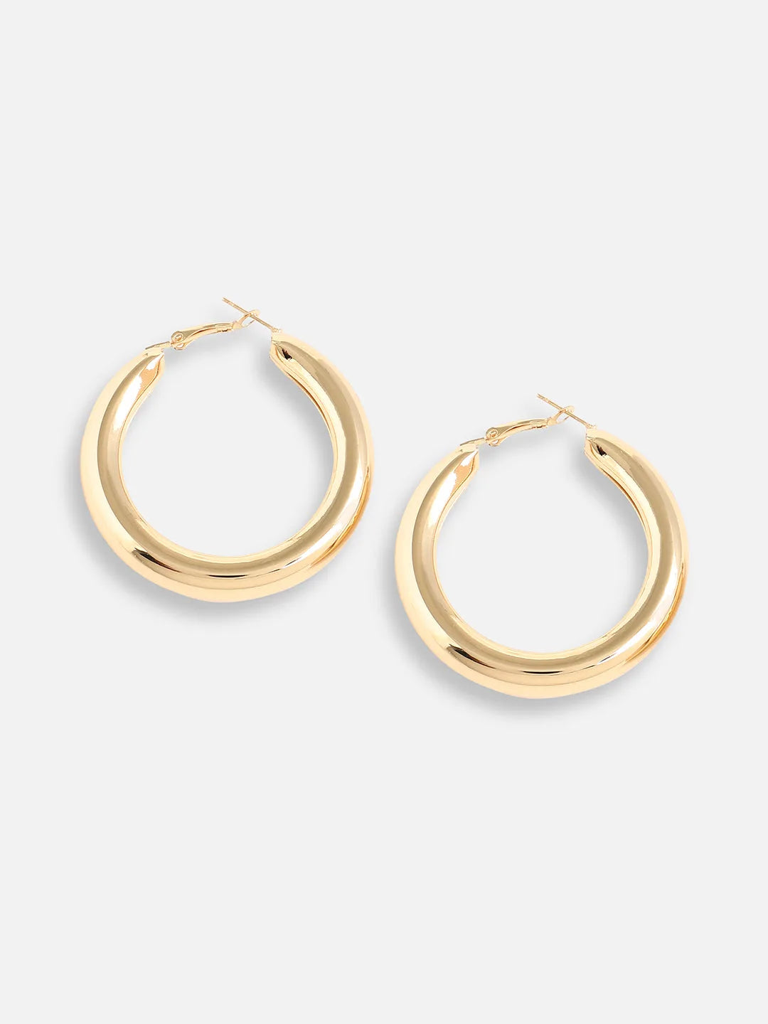 Gold Plated Designer Casual Hoop Earring