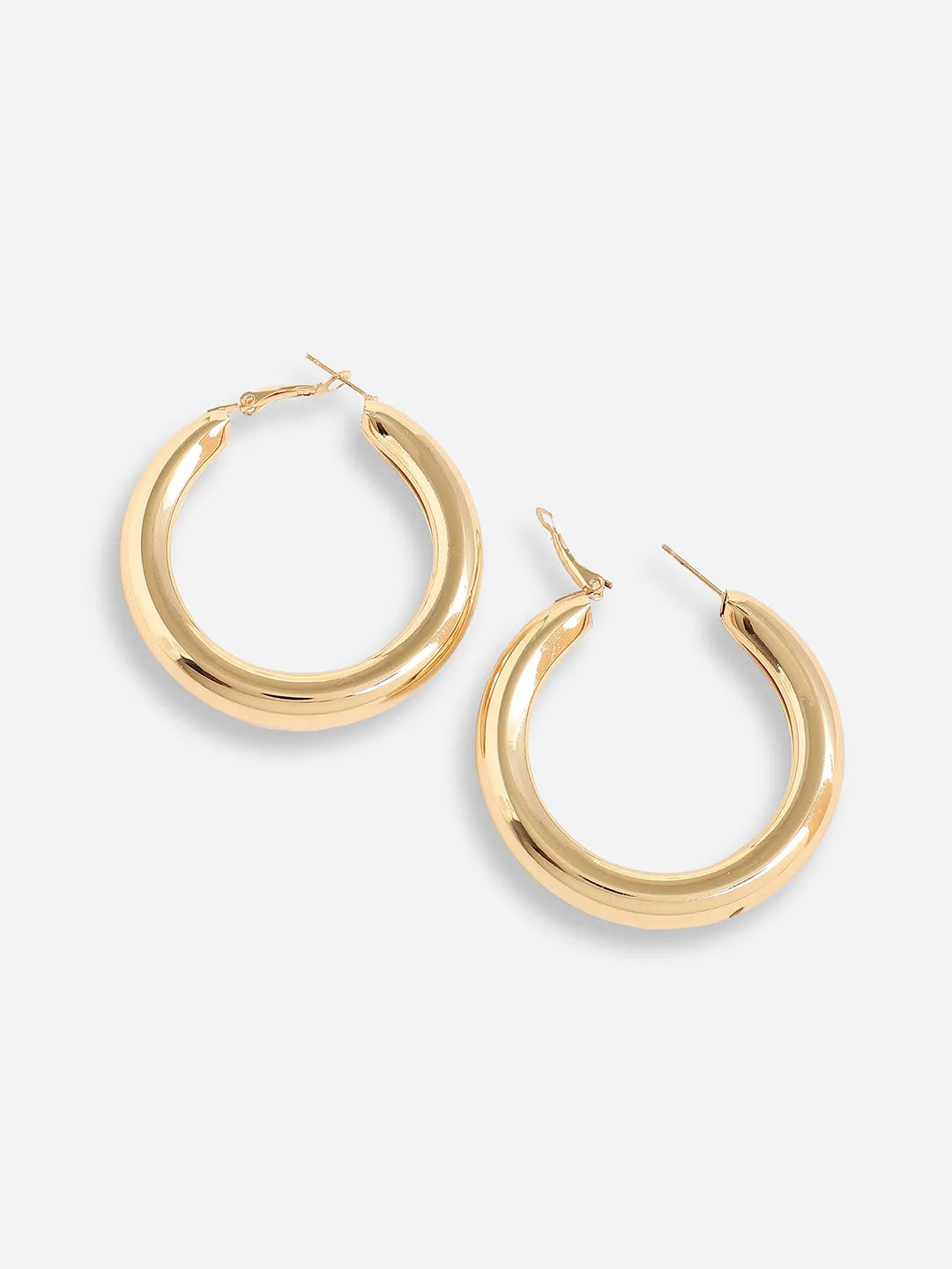 Gold Plated Designer Casual Hoop Earring