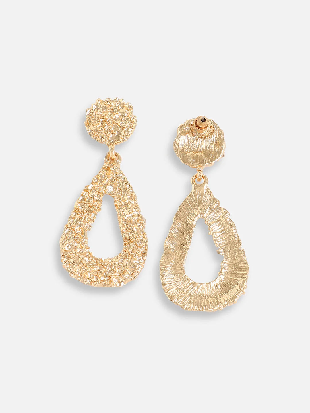 Gold Plated Designer Stone Party Drop Earring