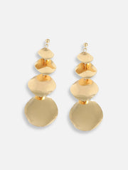 Gold Plated Designer Casual Drop Earring