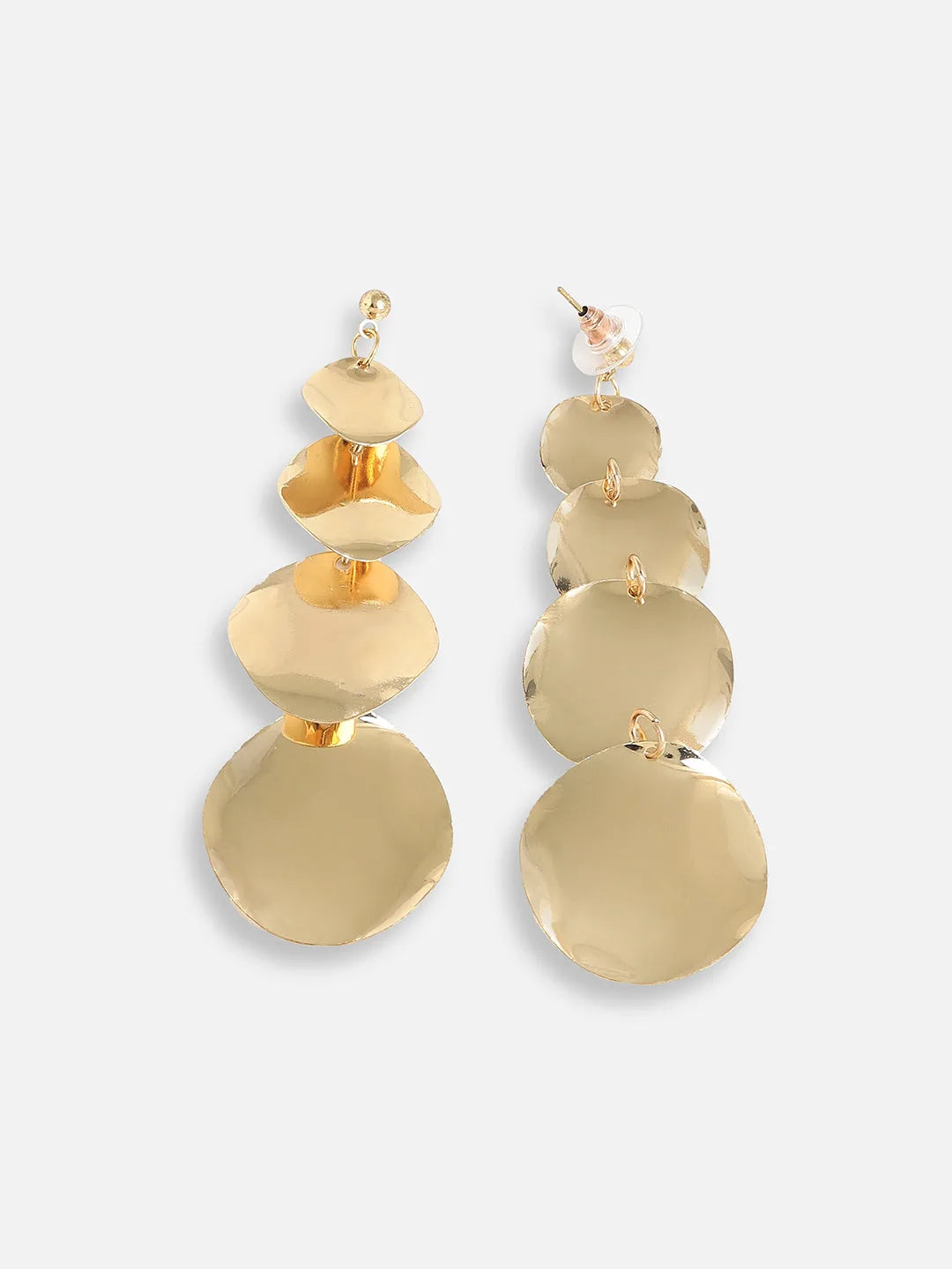 Gold Plated Designer Casual Drop Earring