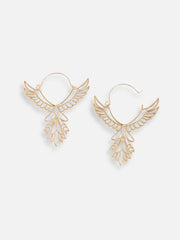 Gold Plated Designer Party Hoop Earring