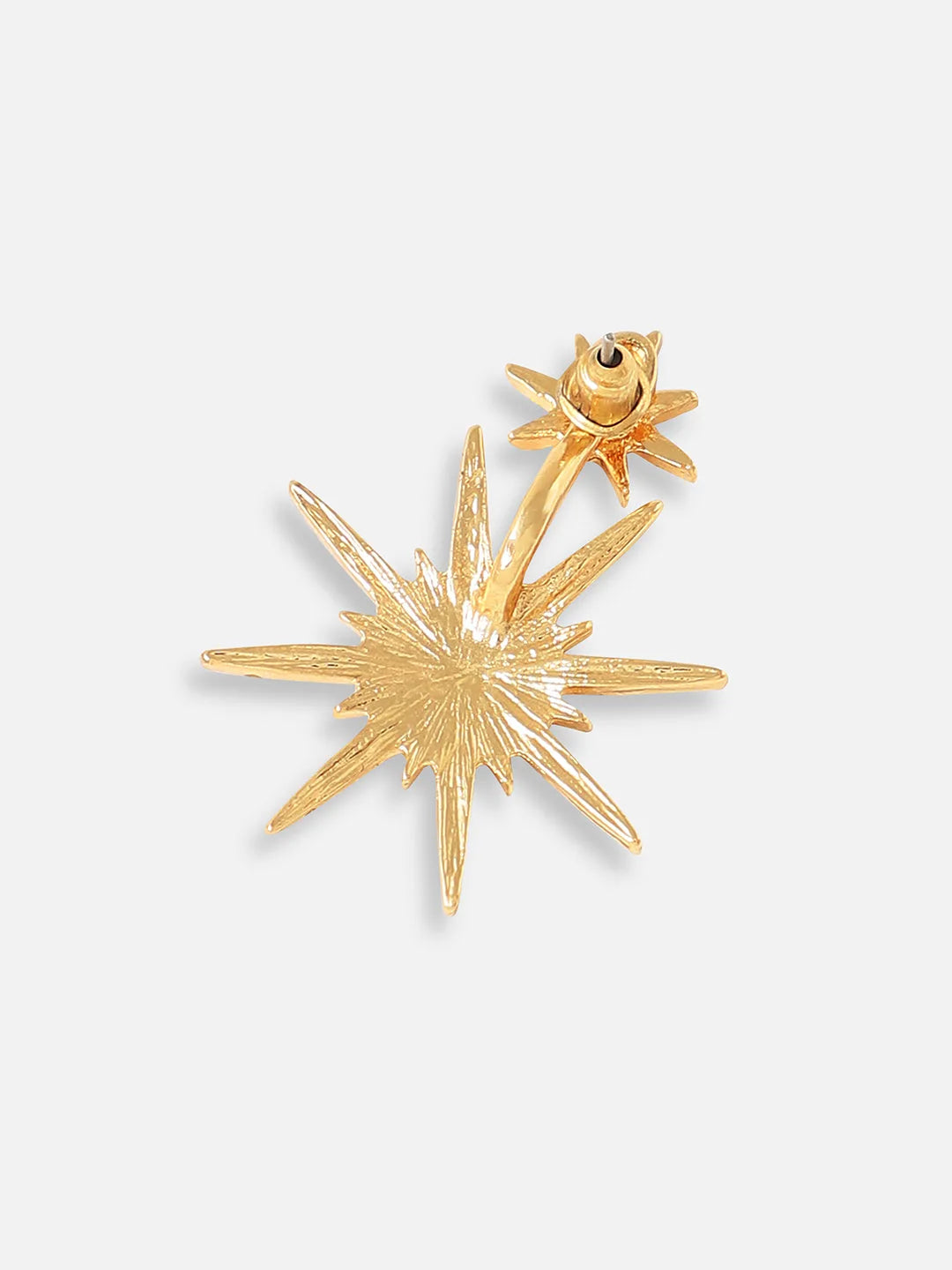 Gold Plated Designer Stone Casual Stud