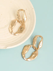 Gold Plated Designer Casual Drop Earring