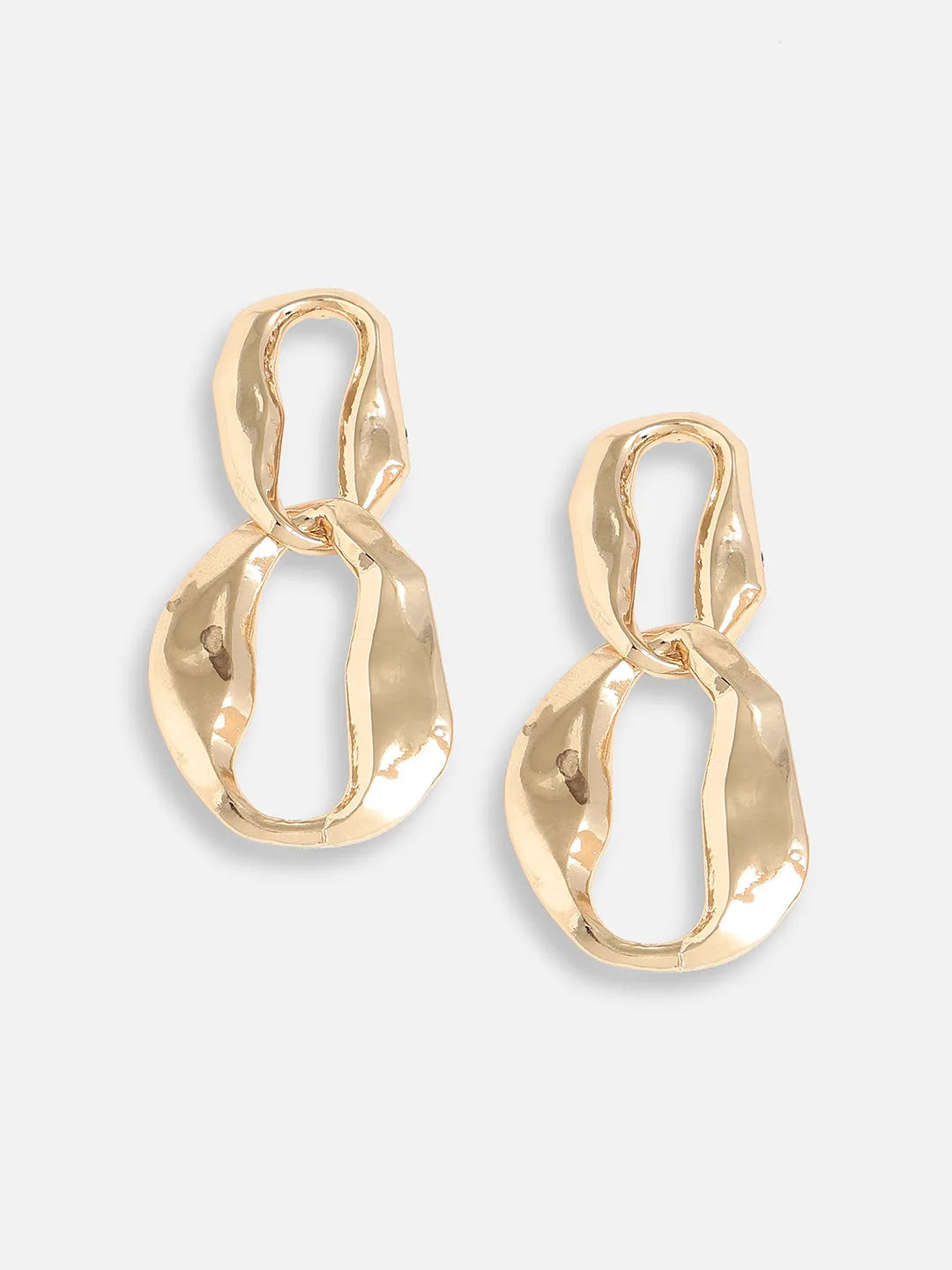 Gold Plated Designer Casual Drop Earring