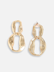 Gold Plated Designer Casual Drop Earring