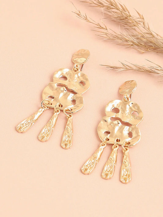 Gold Plated Designer Party Drop Earring