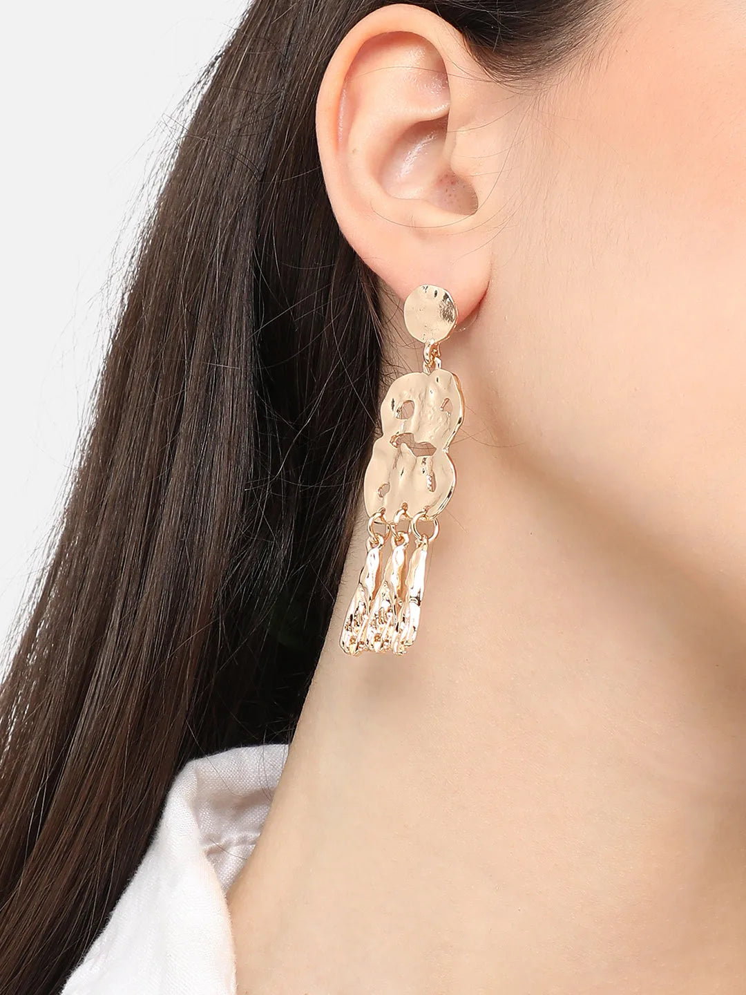 Gold Plated Designer Party Drop Earring