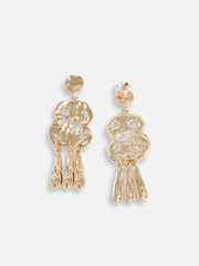 Gold Plated Designer Party Drop Earring