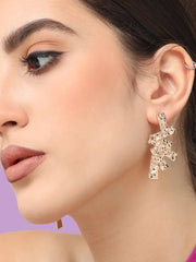 Gold Plated Designer Party Drop Earring