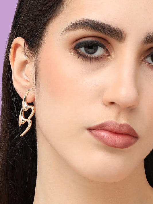 Gold Plated Designer Party Drop Earring