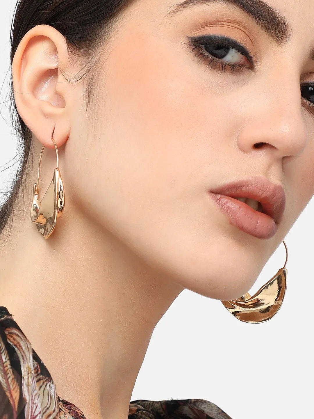 Gold Plated Designer Casual Stud