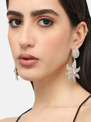 Gold Plated Designer Stone Party Drop Earring