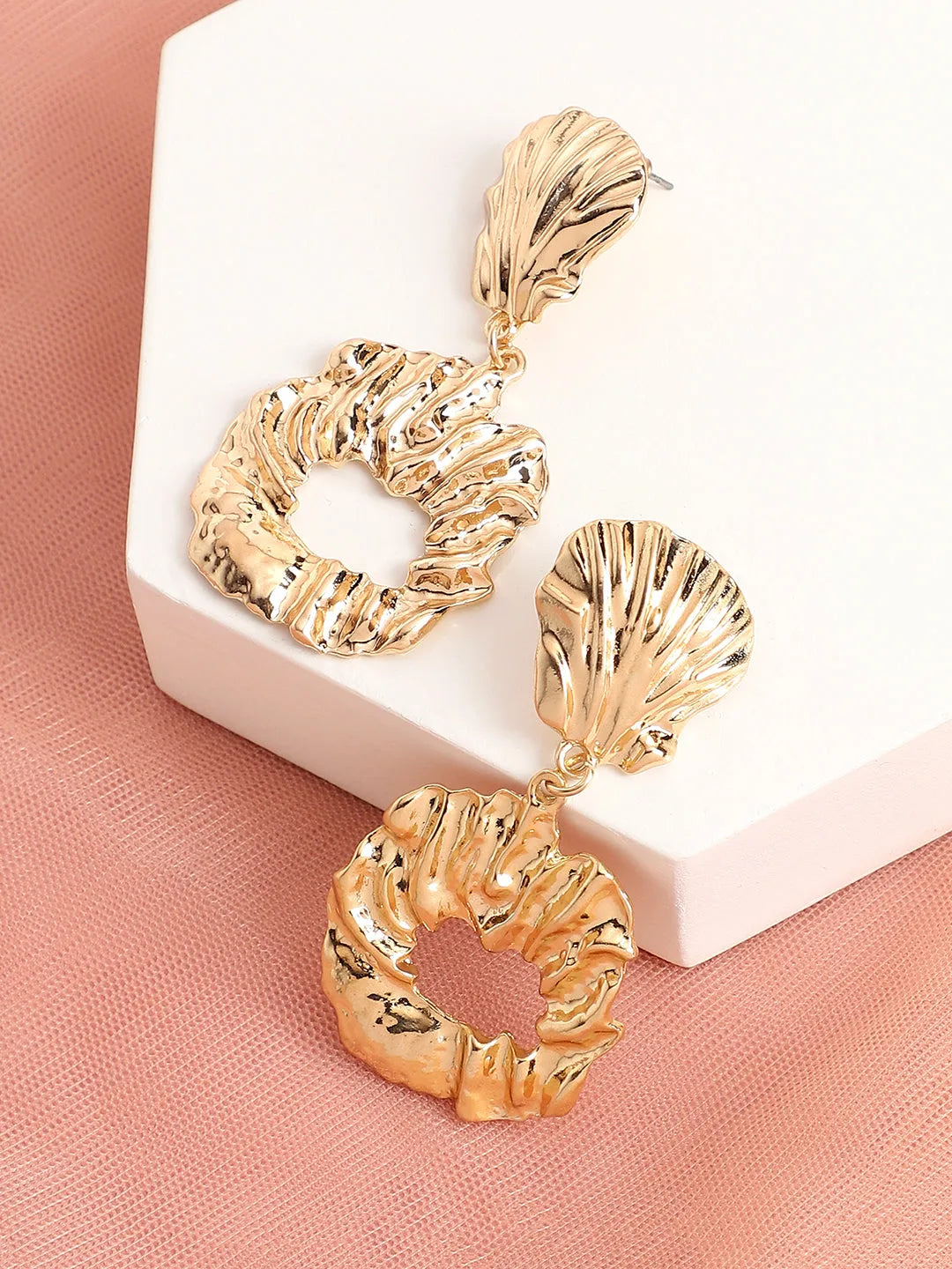 Gold Plated Designer Party Drop Earring