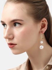 Gold Plated Pearls Casual Drop Earring