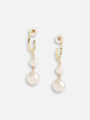 Gold Plated Pearls Casual Drop Earring