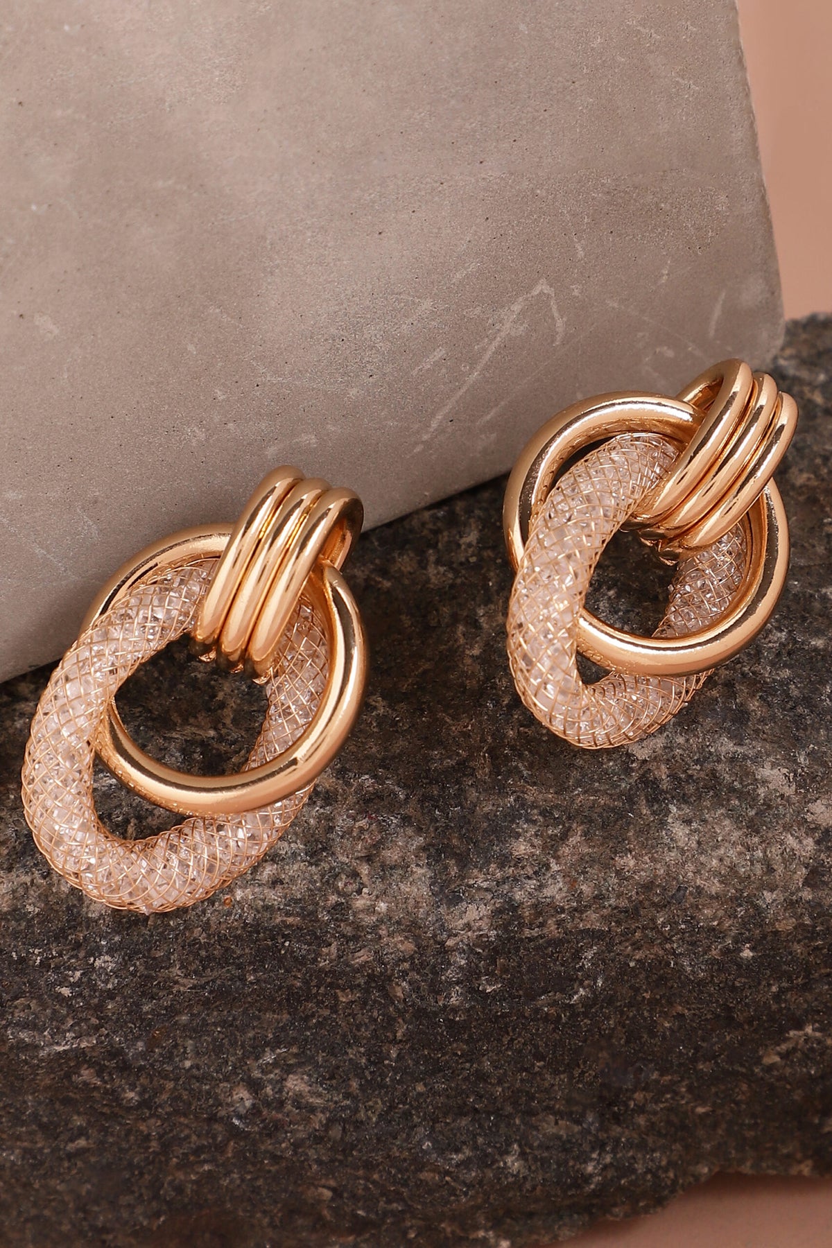 Gold Plated Designer Casual Drop Earring