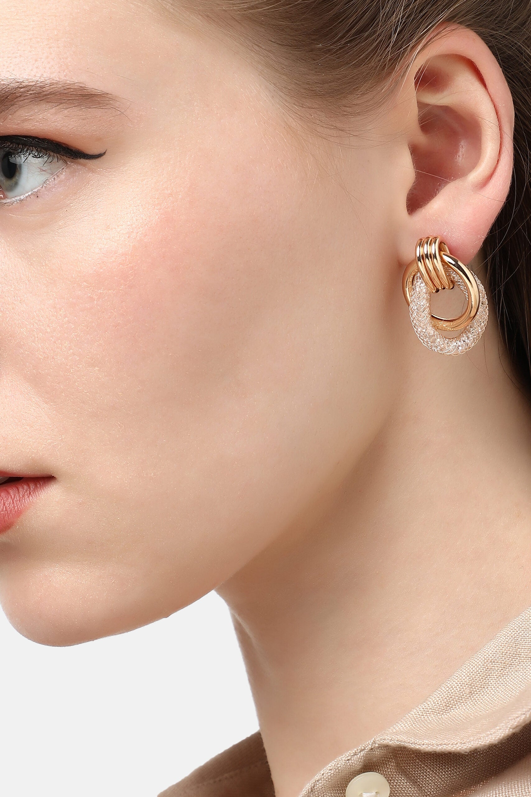 Gold Plated Designer Casual Drop Earring