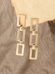 Gold Plated Party Designer Drop Earring