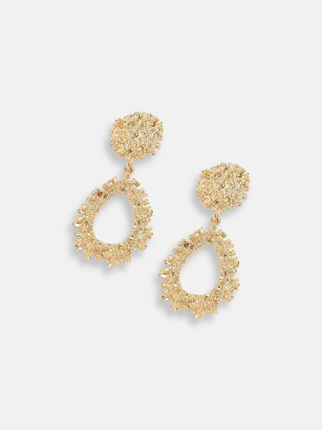 Gold Plated Party Designer Drop Earring