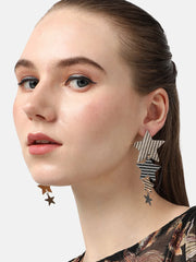 Gold Plated Designer Casual Drop Earring