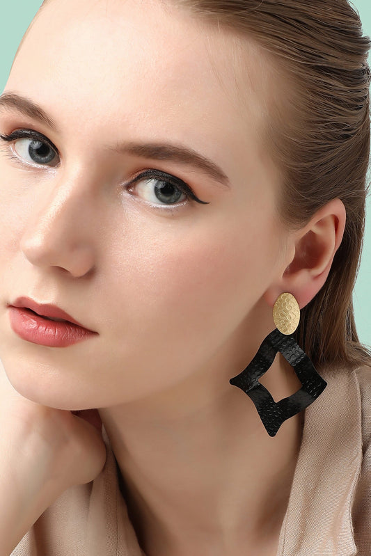 Gold Plated Designer Casual Drop Earring