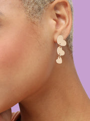 Gold Plated Party Designer Drop Earring