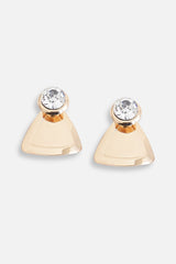 Gold Plated Designer Stone Party Drop Earring