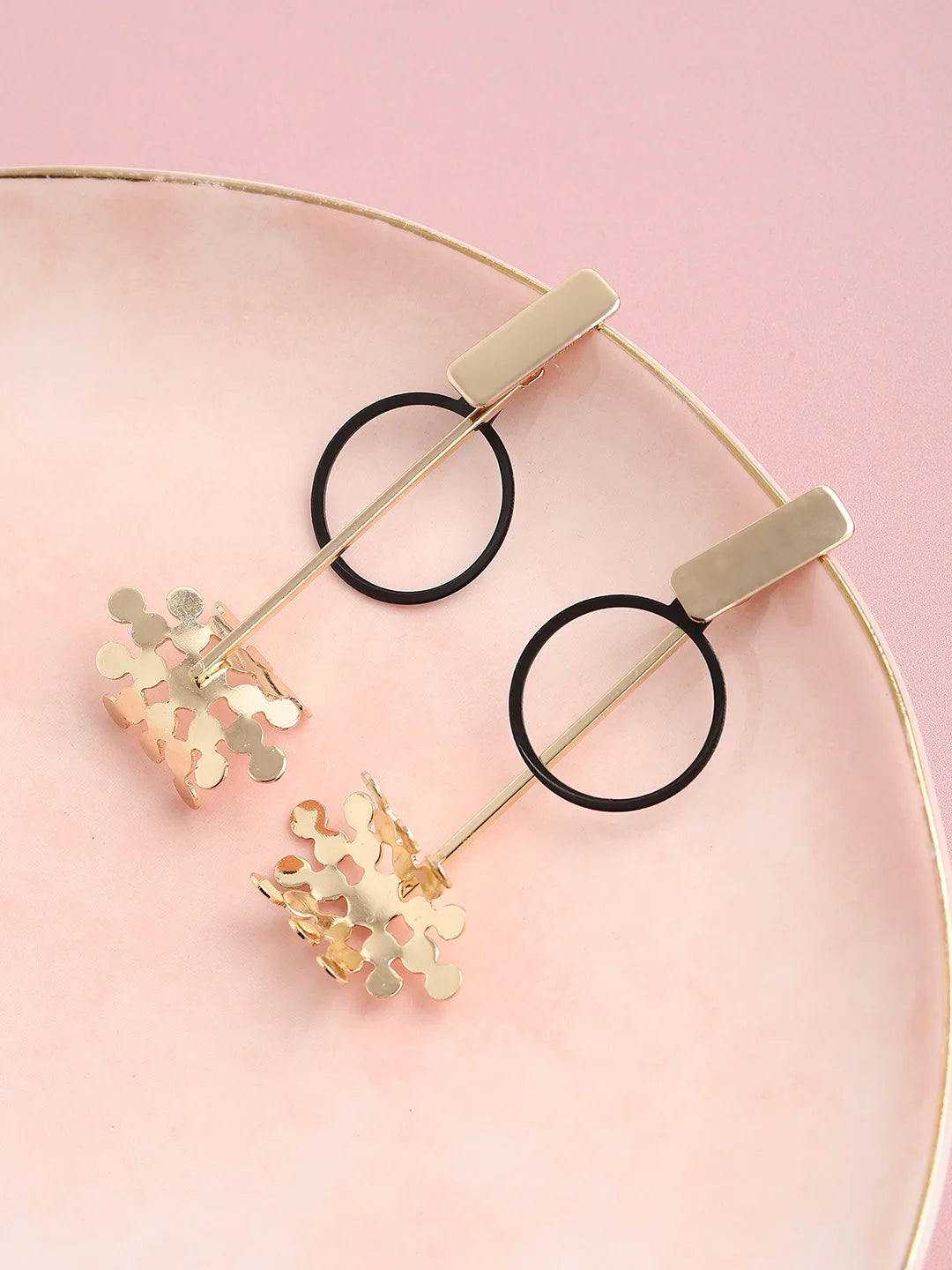 Gold Plated Party Designer Drop Earring