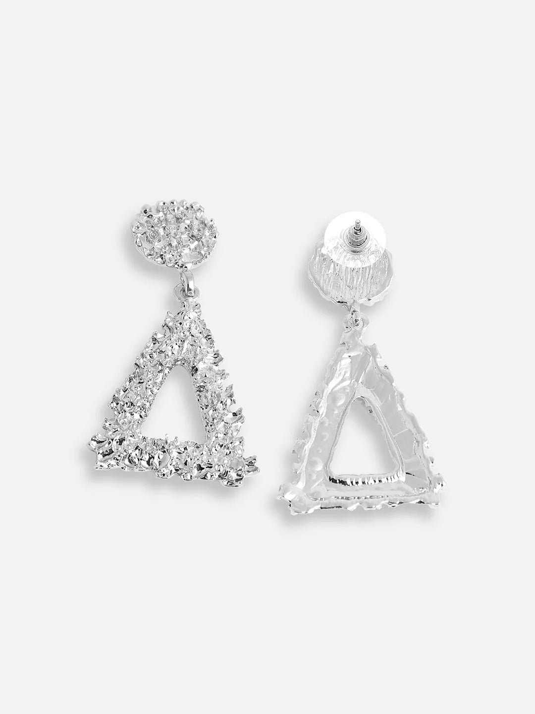 Silver Plated Party Designer Drop Earring