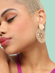 Gold Plated Party Designer Drop Earring