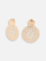 SOHI - Gold Plated Party Designer Drop Earring