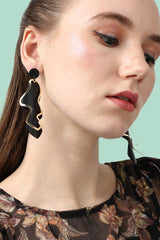 Gold Plated Designer Party Drop Earring