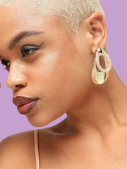 Gold Plated Party Designer Drop Earring