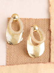 Gold Plated Party Designer Drop Earring