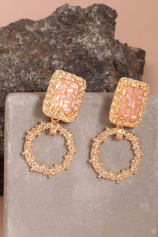 Gold Plated Designer Stone Party Drop Earring