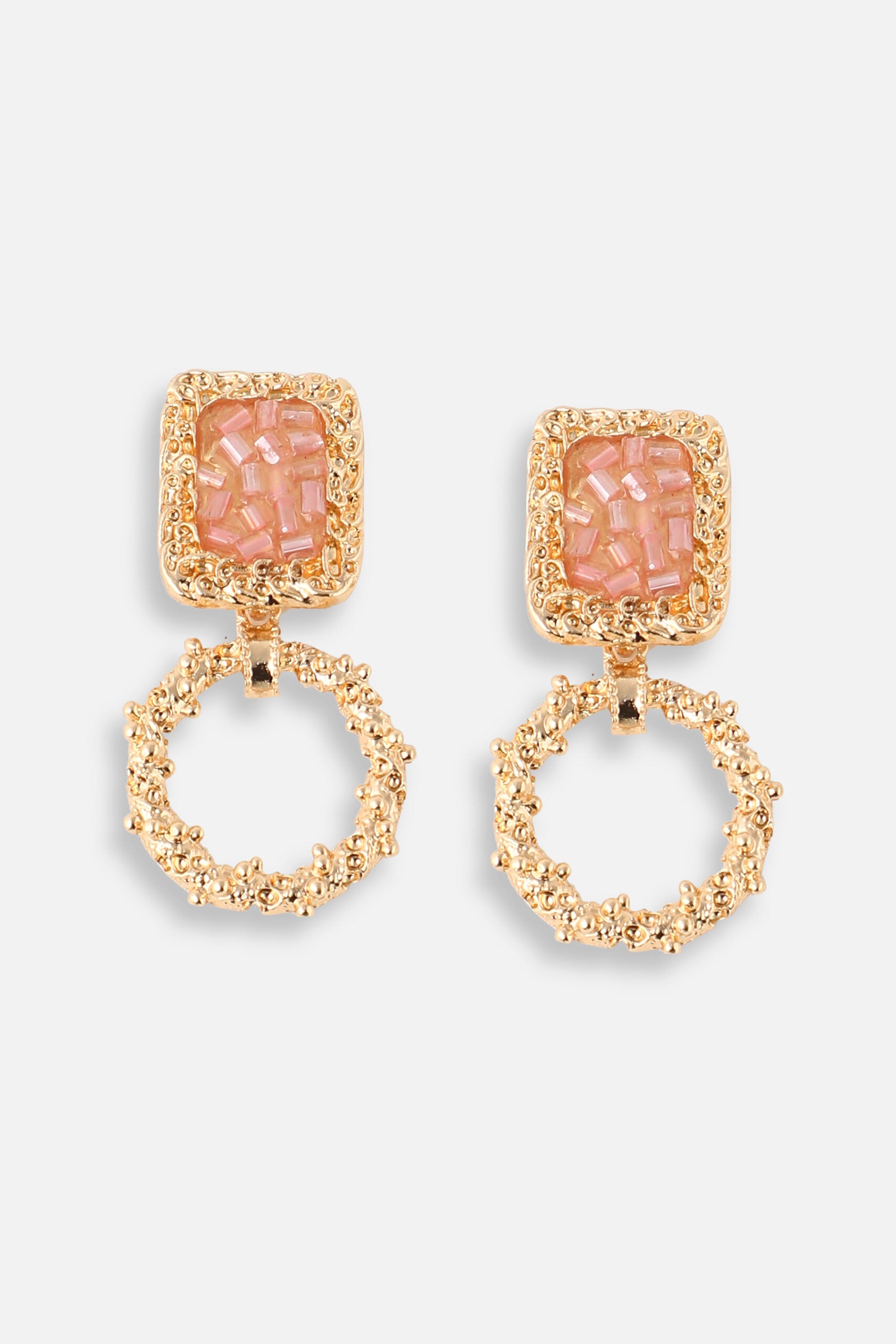 Gold Plated Designer Stone Party Drop Earring