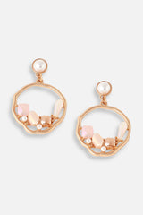 Gold Plated Pearls Casual Drop Earring