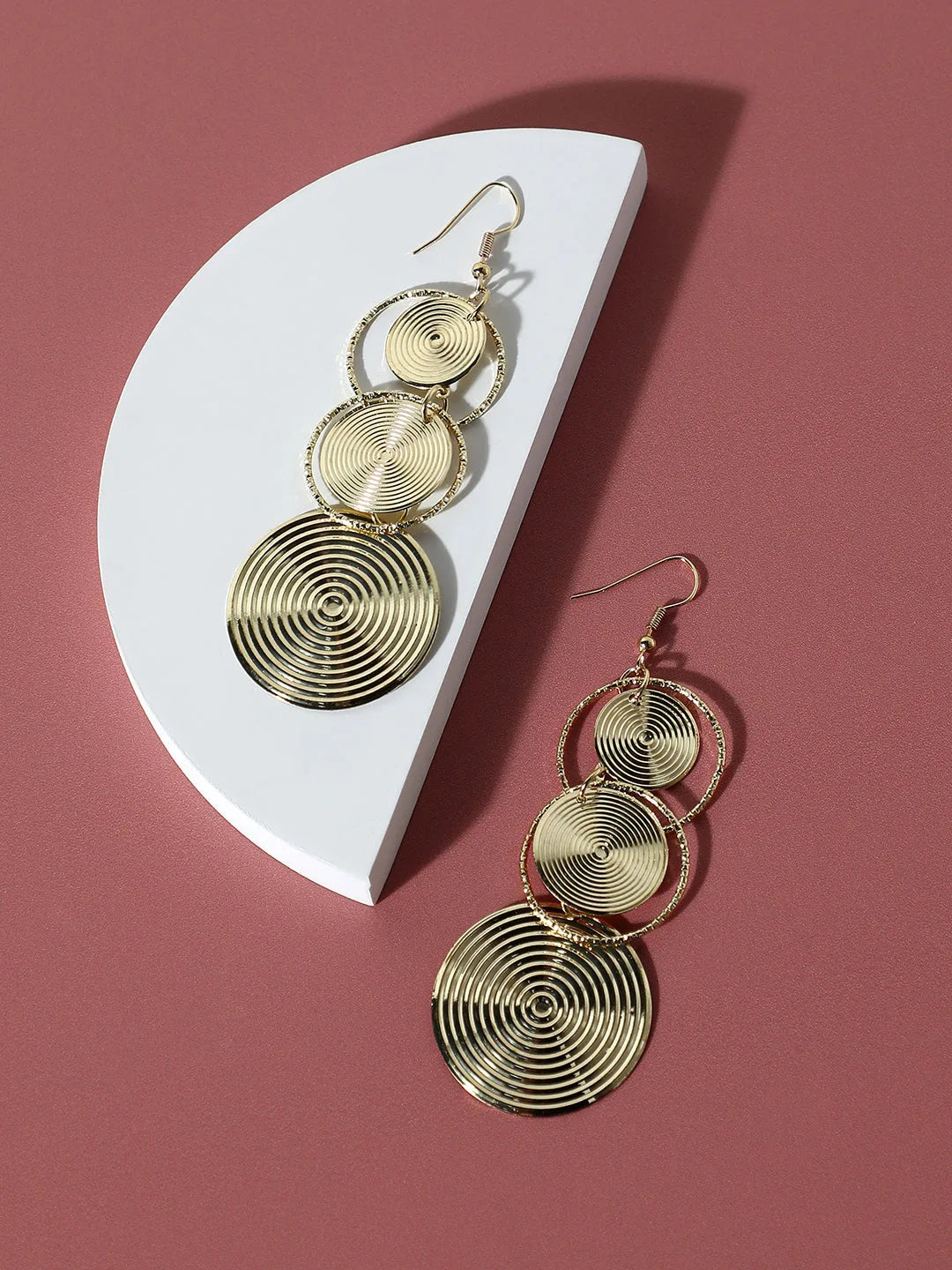 Gold Plated Designer Party Drop Earring